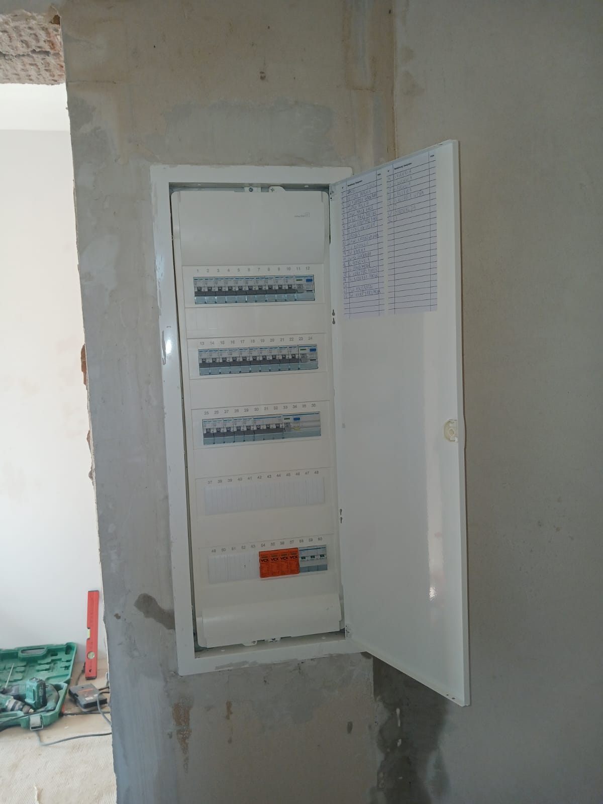 Rozdzielnica 60-modułowa — realizacja JBC